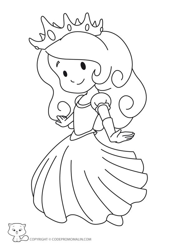 70 top idées de coloriages princesse à imprimer 48