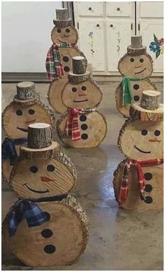 14 décorations de Noël avec de vieux morceaux de bois 10