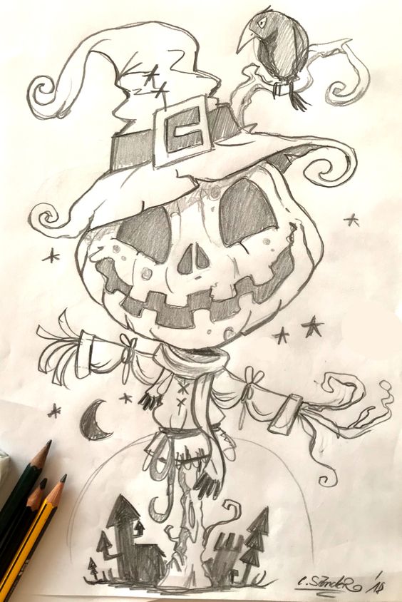 Idées dessins faciles pour Halloween