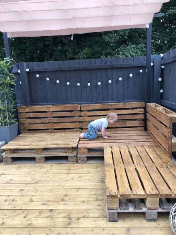 100 salons de jardin à fabriquer soi-même en palettes 44