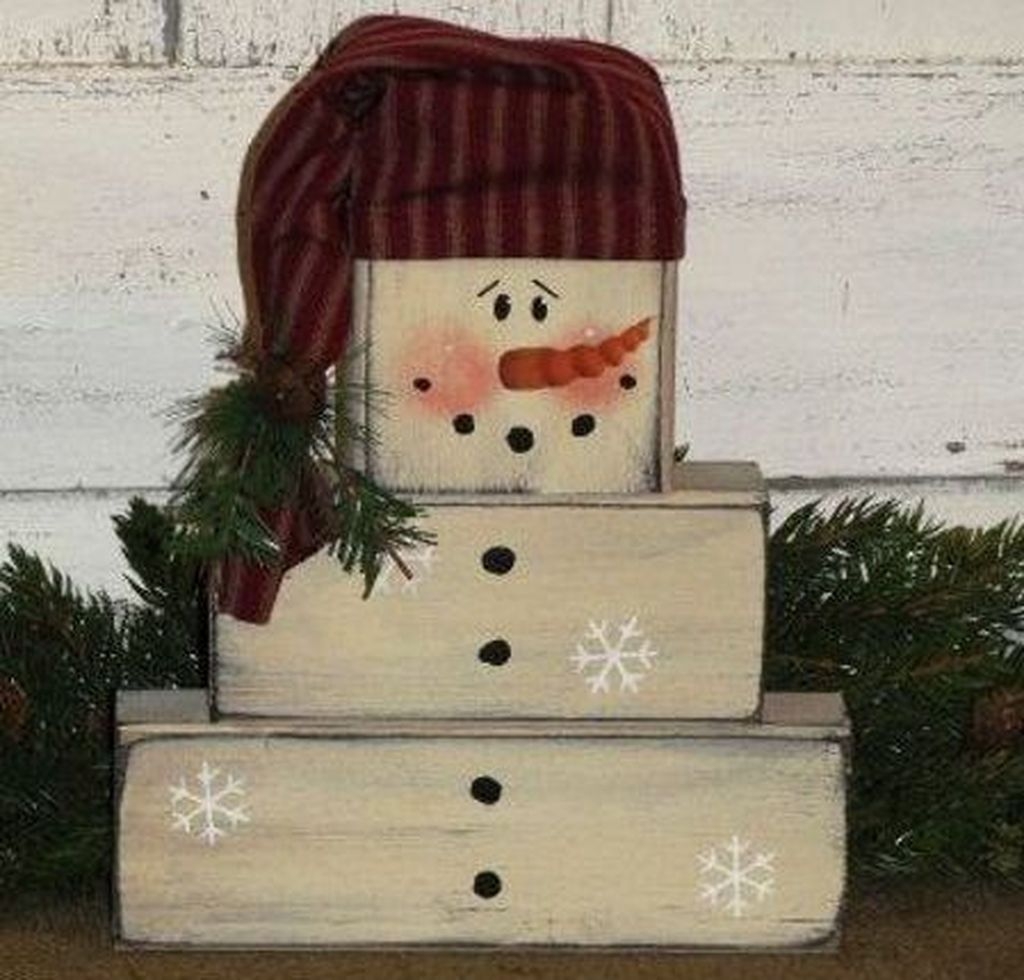 50 top idées de décorations de Noël bonhomme de neige 5