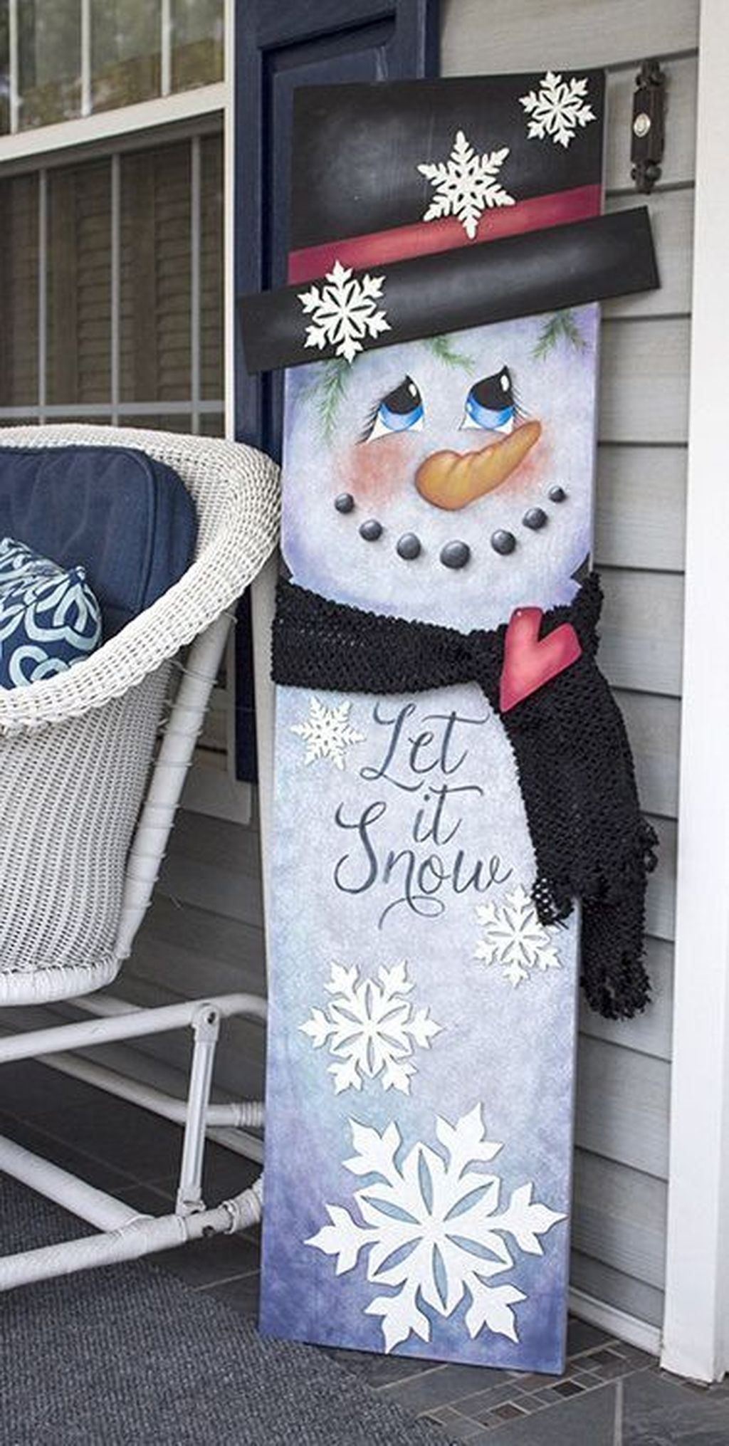 50 top idées de décorations de Noël bonhomme de neige 7