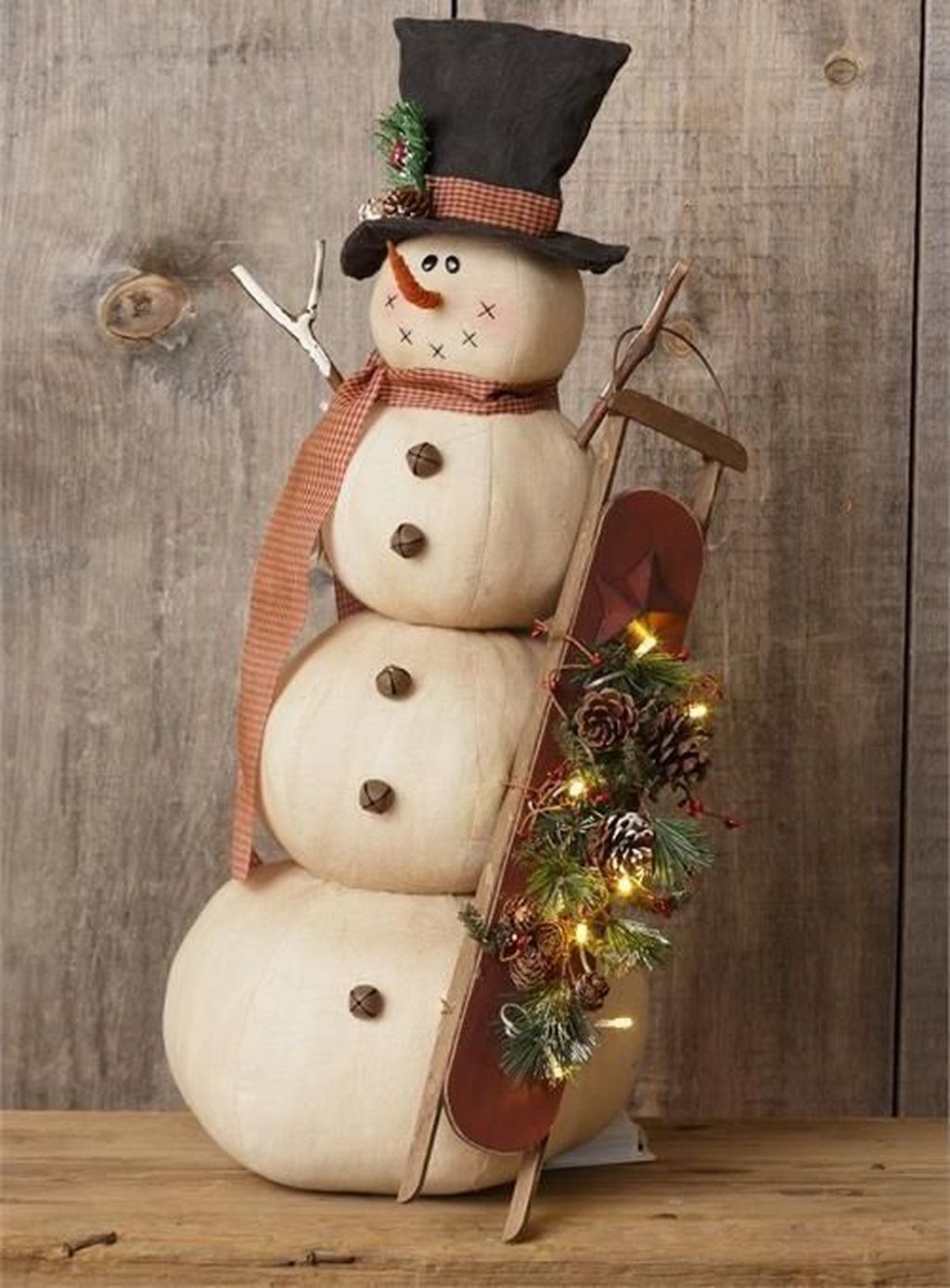 50 top idées de décorations de Noël bonhomme de neige 20