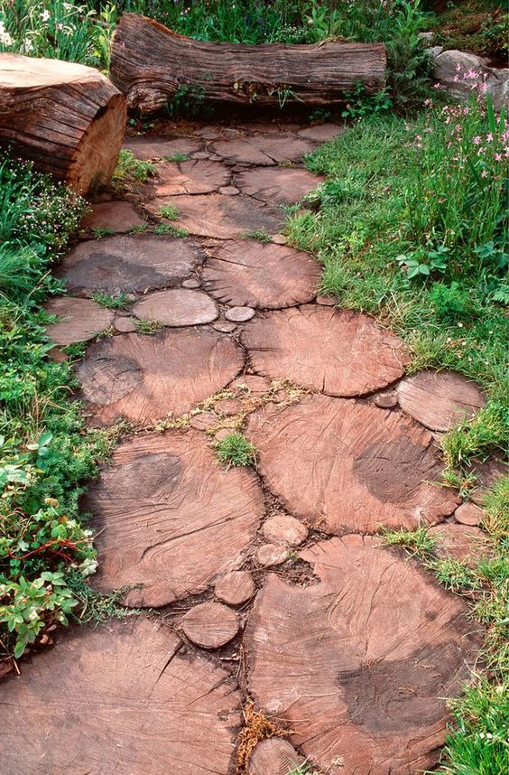 50 idées d'allées de jardin bien aménagées 39