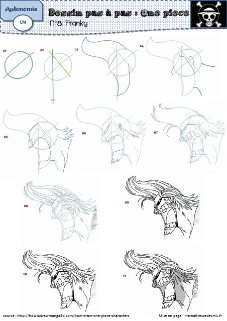 74 idées & tutos pour apprendre à dessiner One Piece 2