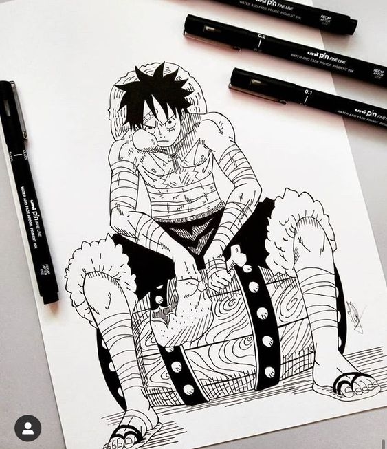 74 idées & tutos pour apprendre à dessiner One Piece 25