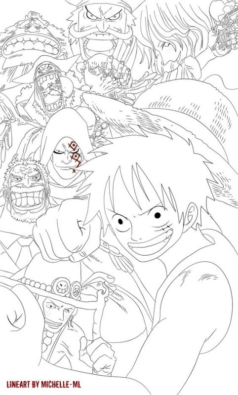 74 idées & tutos pour apprendre à dessiner One Piece 61