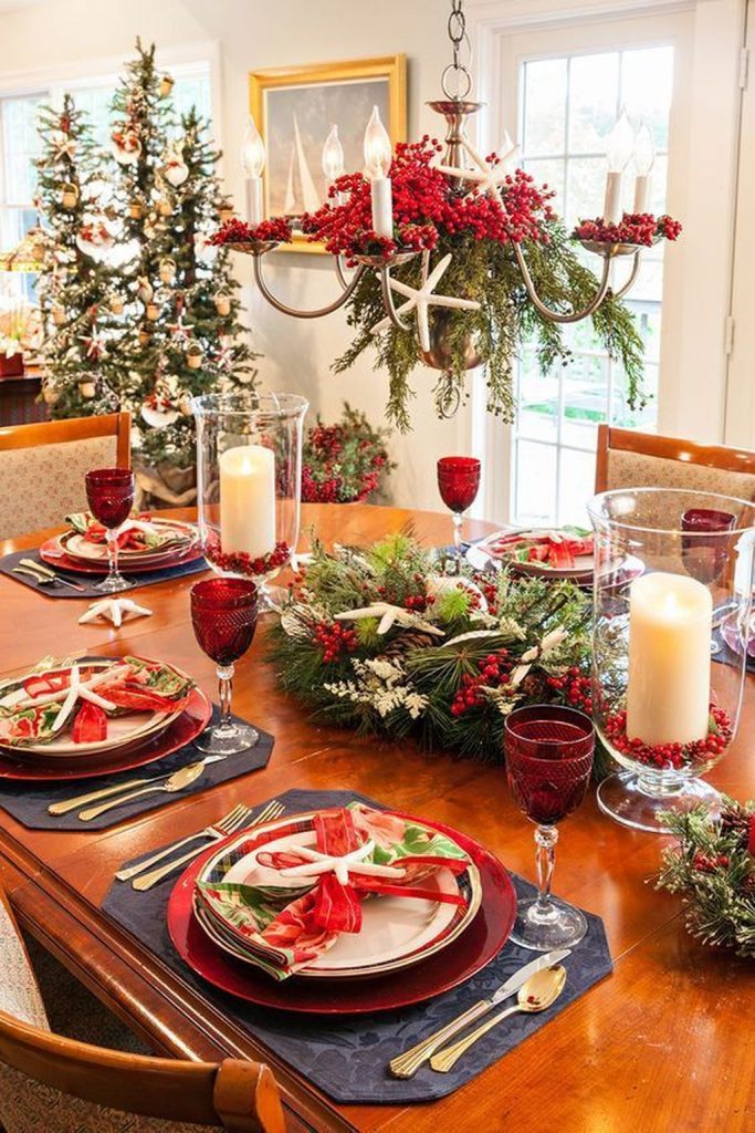 100 top idées pour décorer la table de Noël 123