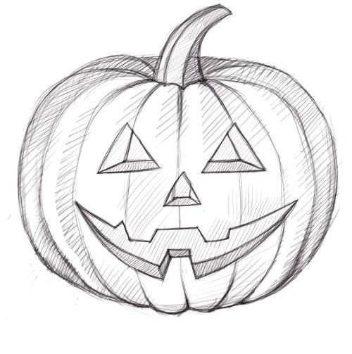 32 idées de dessins de citrouilles d'halloween 6