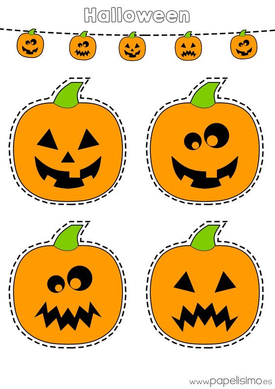 32 idées de dessins de citrouilles d'halloween 10