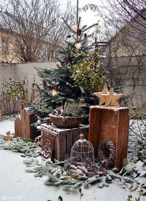 100 Décorations de Noël extérieures à faire soi-même 39