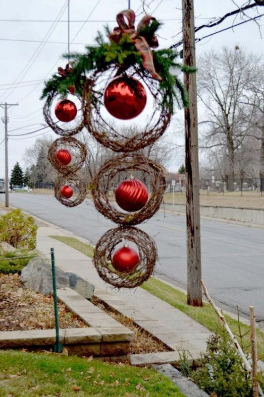 100 Décorations de Noël extérieures à faire soi-même 40