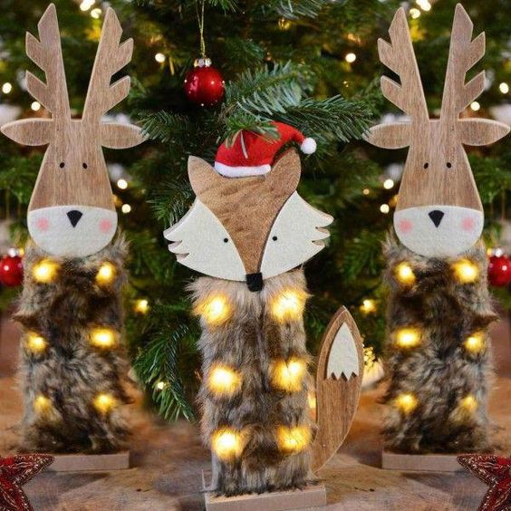 100 Décorations de Noël extérieures à faire soi-même 41