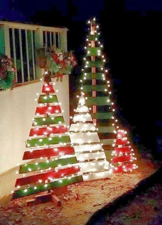 100 Décorations de Noël extérieures à faire soi-même 13