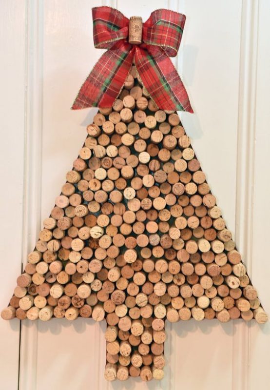 35 Décorations de Noël à faire soi-même avec des bouchons de vin 26