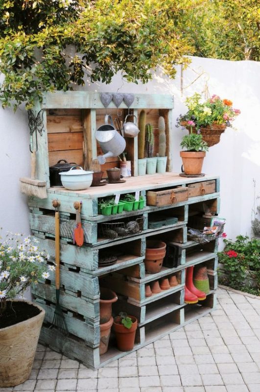 26 idées de rangements de jardin pour garder votre jardin bien rangé 9