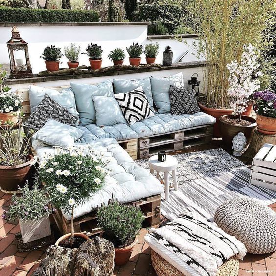 50 top idées pour décorer un balcon avec des palettes 24