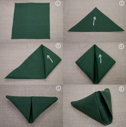 22 top idées & tutos de pliages de serviettes de Noël 10