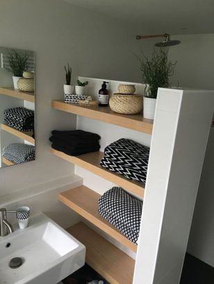 Les 38 plus belles idées de rangements de salles de bain 24