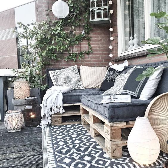 50 top idées pour décorer un balcon avec des palettes 40