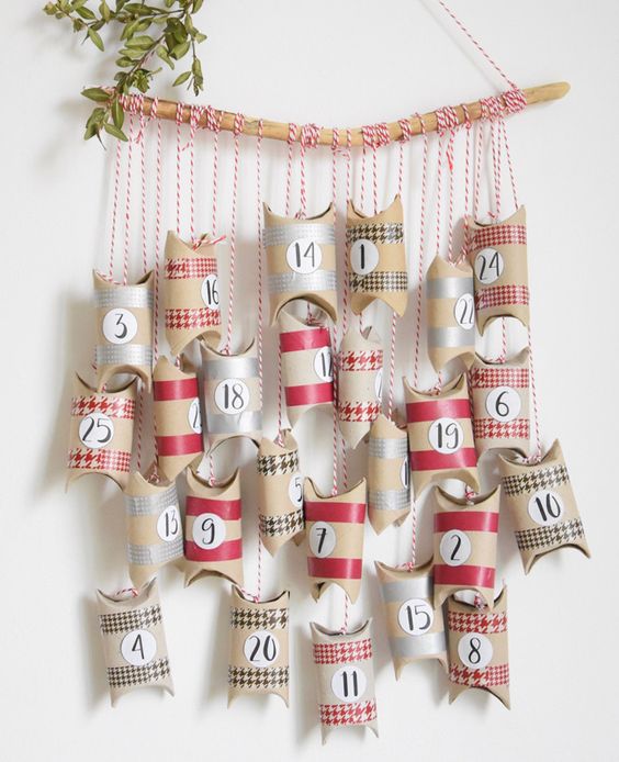 45 Décorations de Noël avec des rouleaux de papier toilette 34