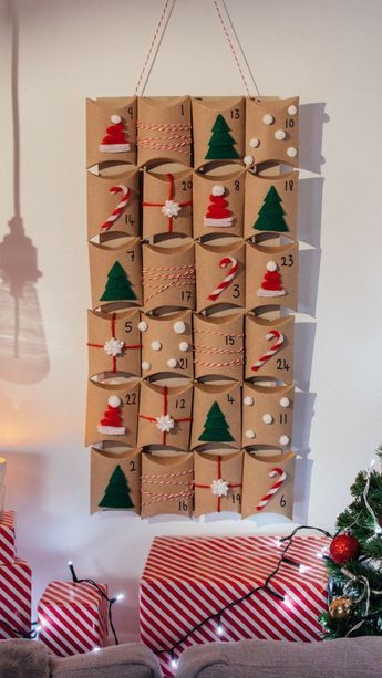 45 Décorations de Noël avec des rouleaux de papier toilette 56