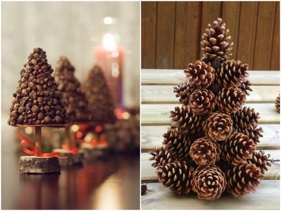 72 Décorations de Noël à Faire Soi-Même Avec Des Pommes de Pins 10