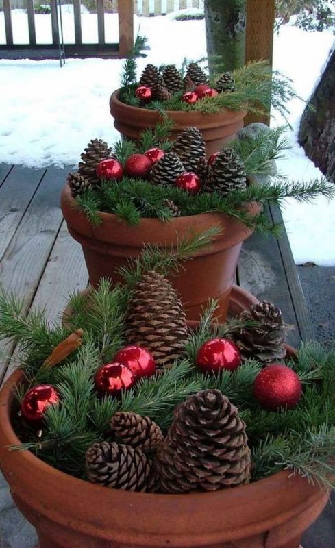 72 Décorations de Noël à Faire Soi-Même Avec Des Pommes de Pins 47