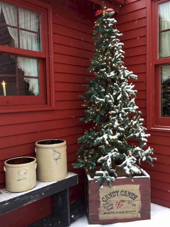 74 Décos de Noël faciles à faire pour l'extérieur 21