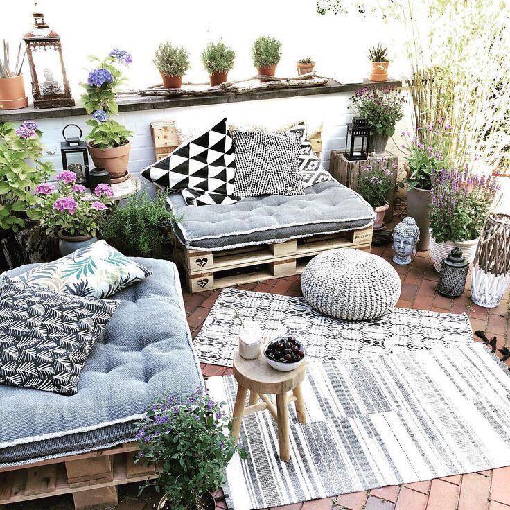 50 top idées pour décorer un balcon avec des palettes 8