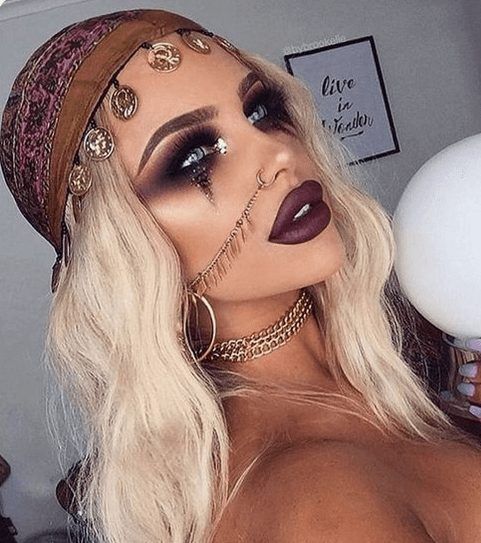 34 maquillages d'halloween féminins faciles à faire 2