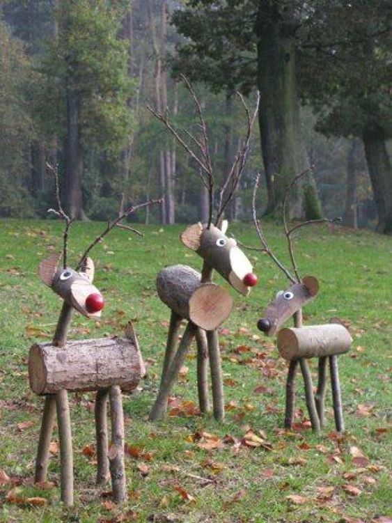 100 Déco de Noël à faire avec du bois 9