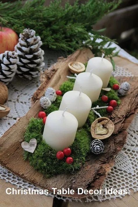 160 top idées de centres de tables de Noël ! 62