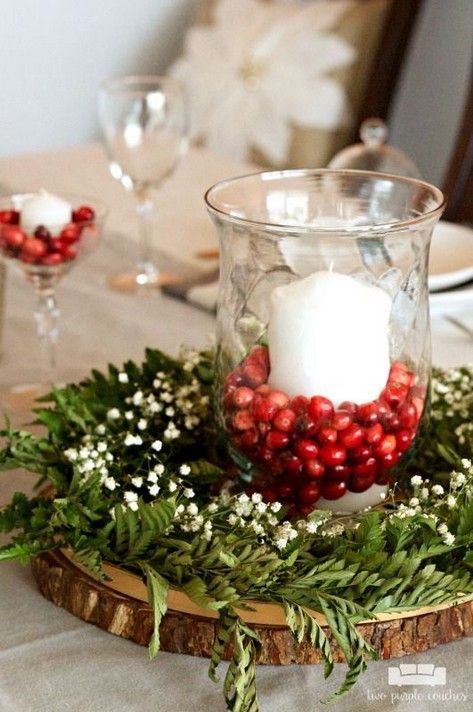 160 top idées de centres de tables de Noël ! 63