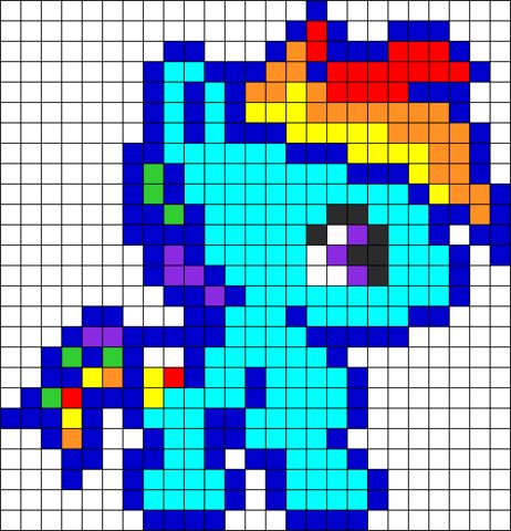 50 Top Idées de Pixel Art Licorne 14