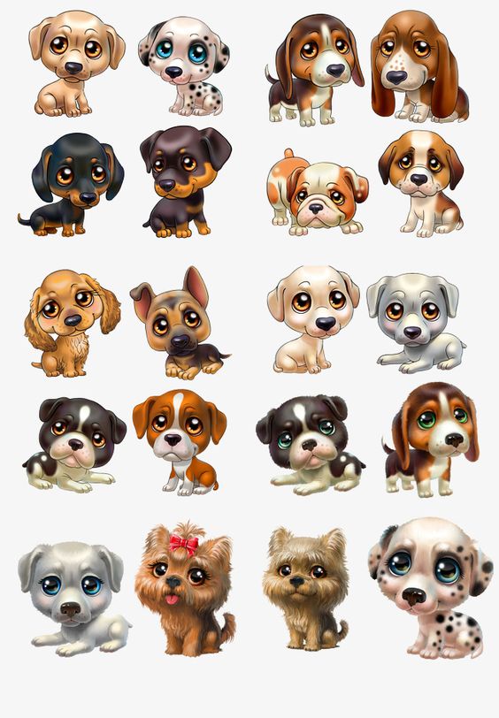 100 Top Idées & Tutos de Dessins de Chiens 17