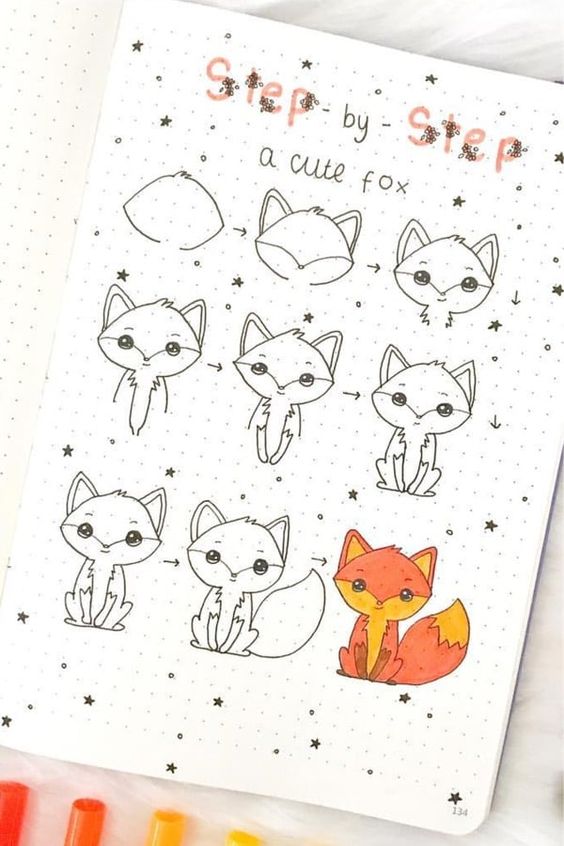 100 idées & tutos dessins kawaii étape par étape 28