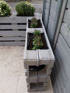 28 idées pour fabriquer une jardinière en palettes 6