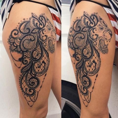 50 top idées de tatouages dentelle 29