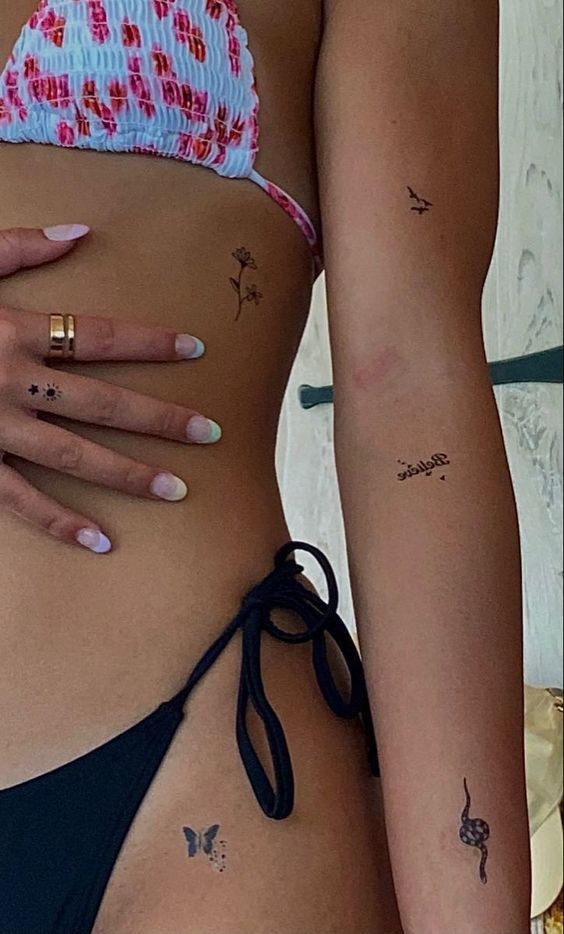 50 top idées de tatouages minimalistes simples 31