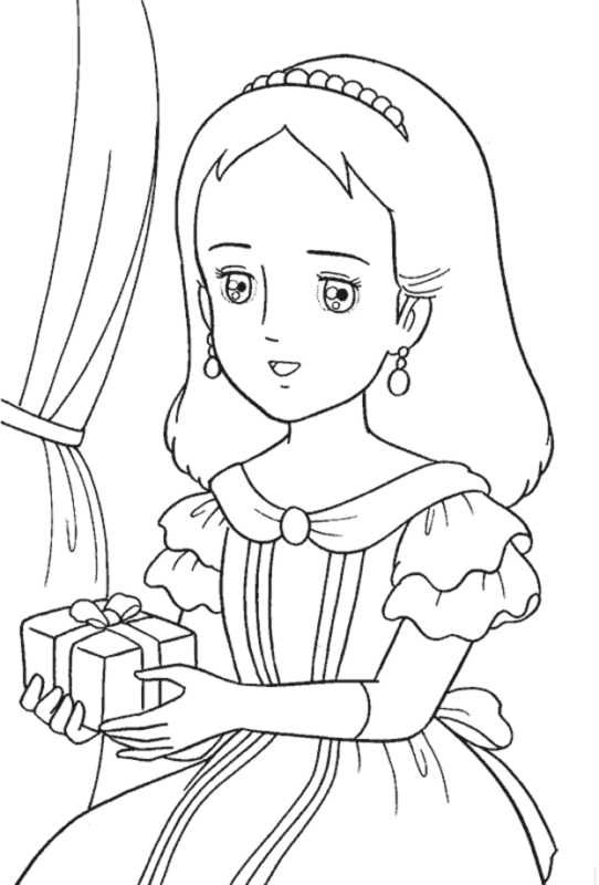 35 Coloriages de Princesse à Imprimer 14