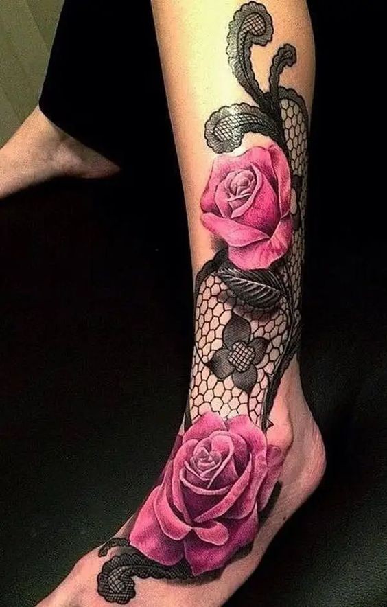 50 top idées de tatouages dentelle 38