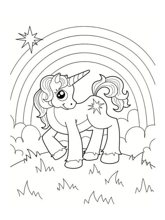 100 Coloriages Licornes à Imprimer 51