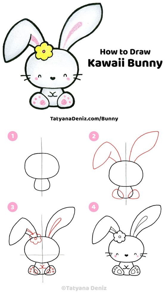 100 idées & tutos dessins kawaii étape par étape 93