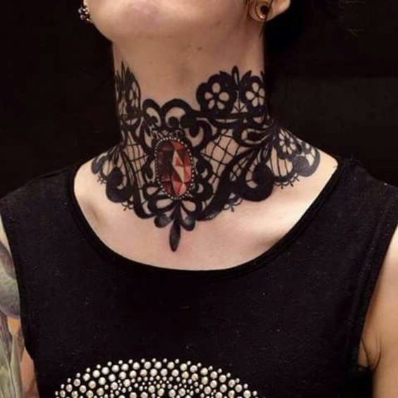 50 top idées de tatouages dentelle 10