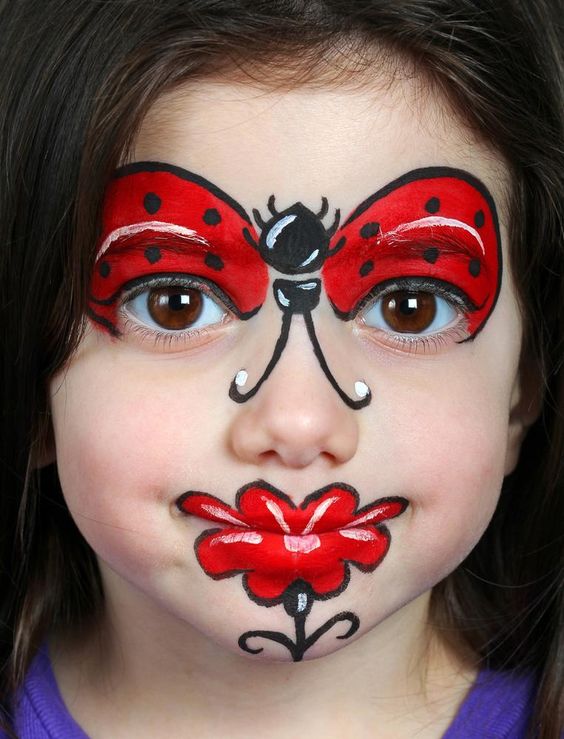 100 maquillages d'halloween faciles pour les enfants 50