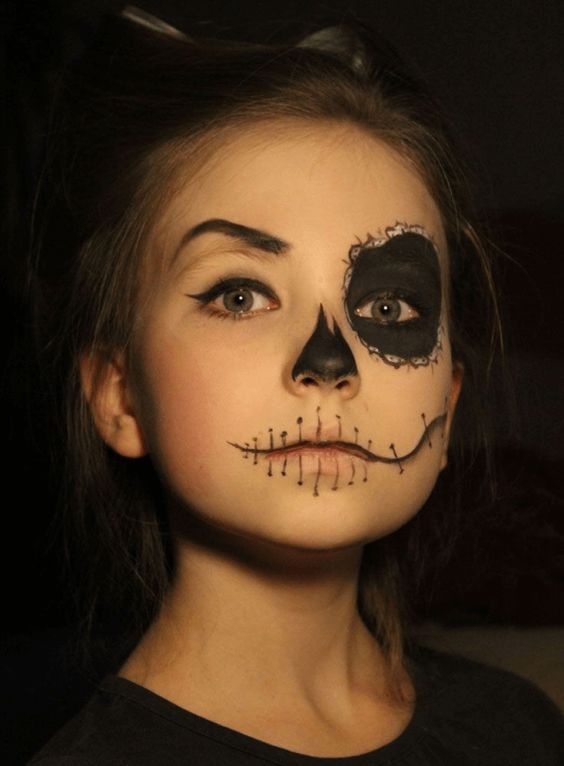 100 maquillages d'halloween faciles pour les enfants 99