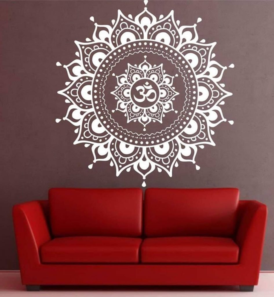 47 décorations murales d'intérieur avec des mandalas 47