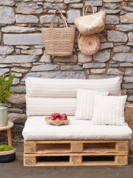 79 décors de jardin à faire avec des palettes 25