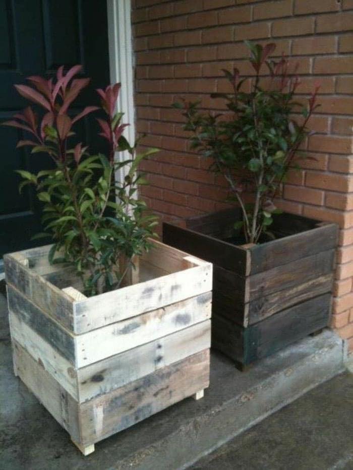 79 décors de jardin à faire avec des palettes 33